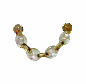 Clear & Gold Link Chain